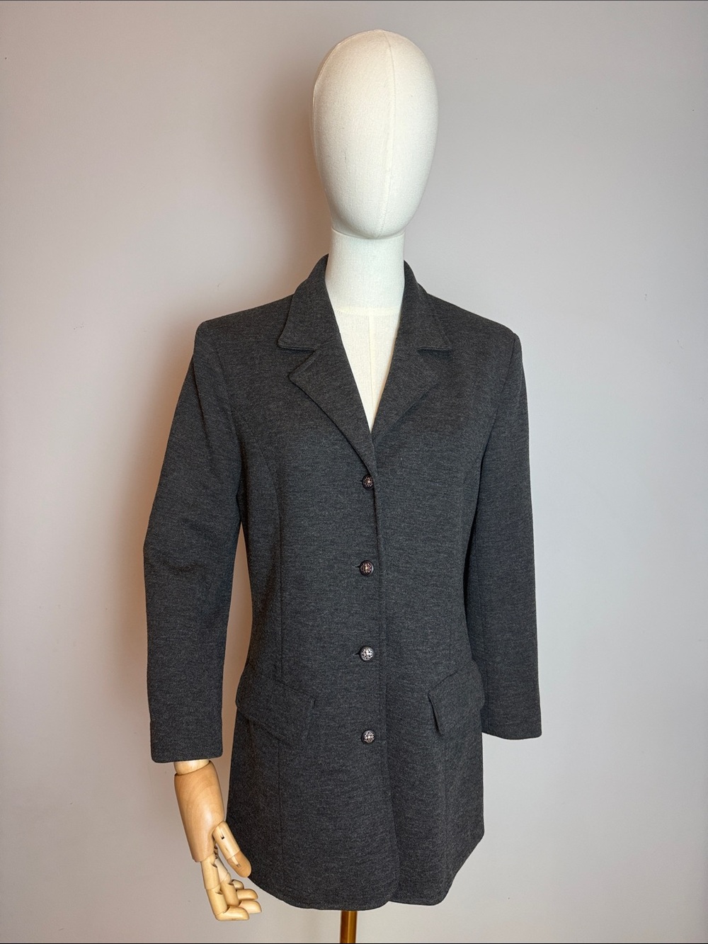 ✨ VINTAGE St Michael Knit Longline Blazer Jacket ✨